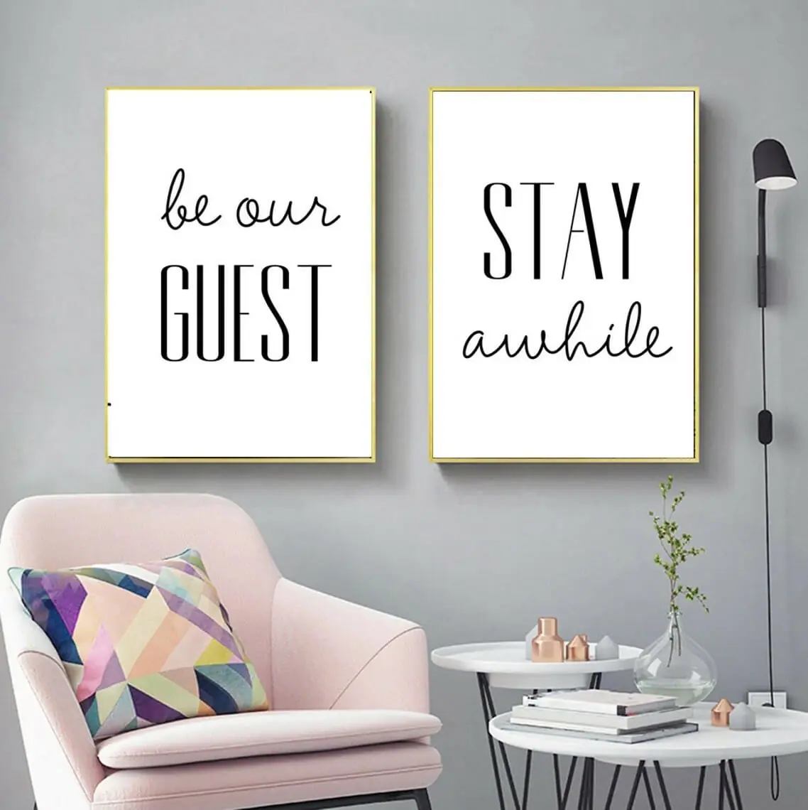 Be Our Guest Stay Awhile Print Guest Room Decor 3 Be Our Guest Stay Awhile Print Guest Room Decor - Image 3