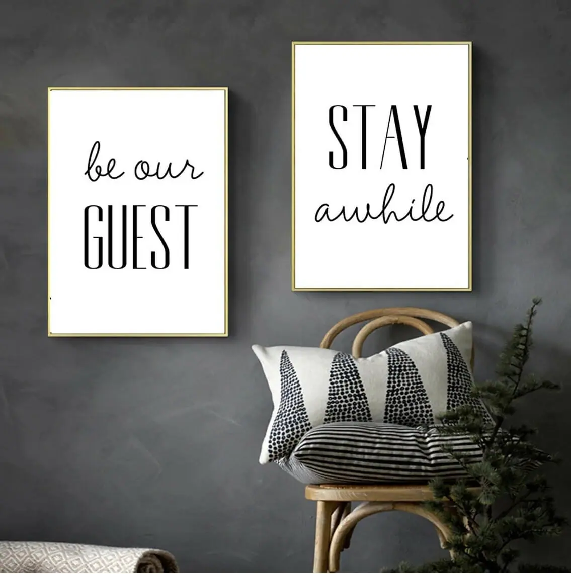 Be Our Guest Stay Awhile Print Guest Room Decor 4 Be Our Guest Stay Awhile Print Guest Room Decor - Image 4