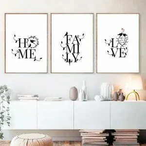 Home Family Love Wall Decor
