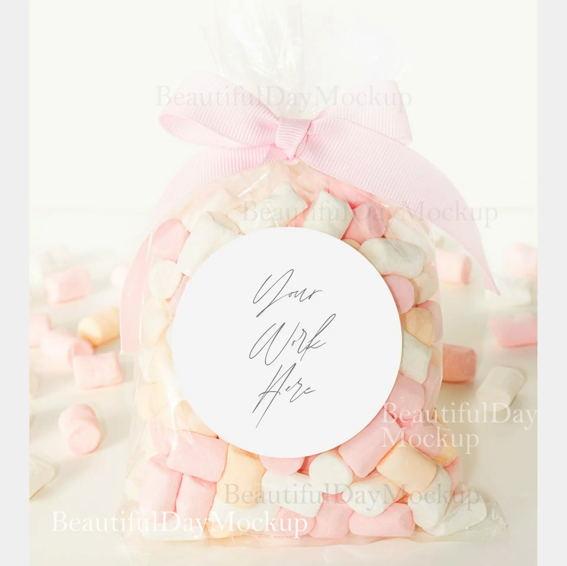 Mockup tag,Mockup sticker, round tag mockup, sticker, tag favor