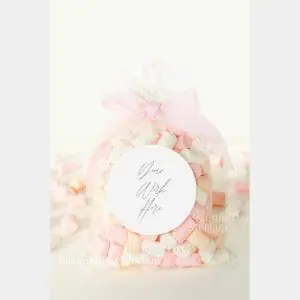 Mockup tag,Mockup sticker, round tag mockup, sticker, tag favor