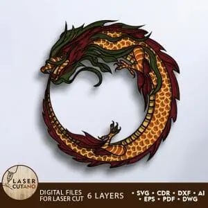 Chinese Dragon Multilayer Template