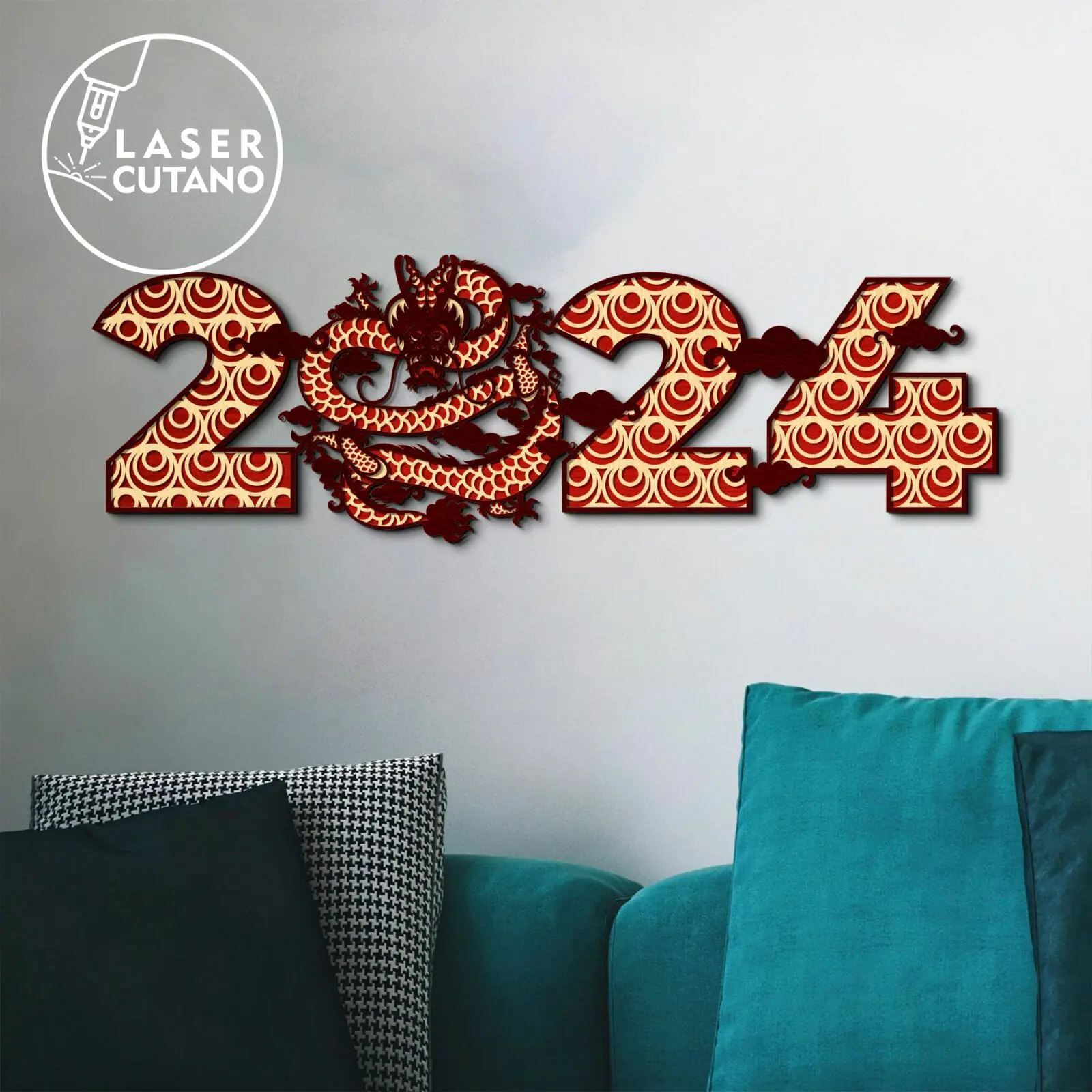 New Year 2024 Multilayer Cut Files 2 New Year 2024 Multilayer Cut Files - Image 2