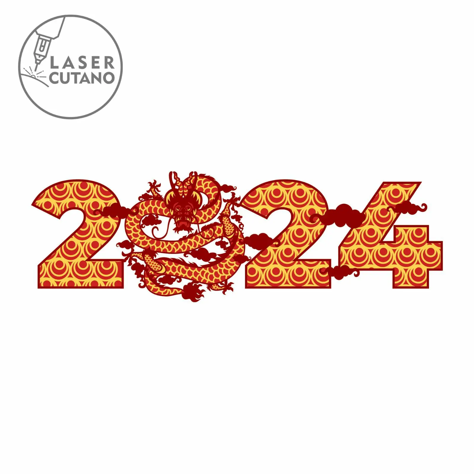 New Year 2024 Multilayer Cut Files 8 New Year 2024 Multilayer Cut Files - Image 8