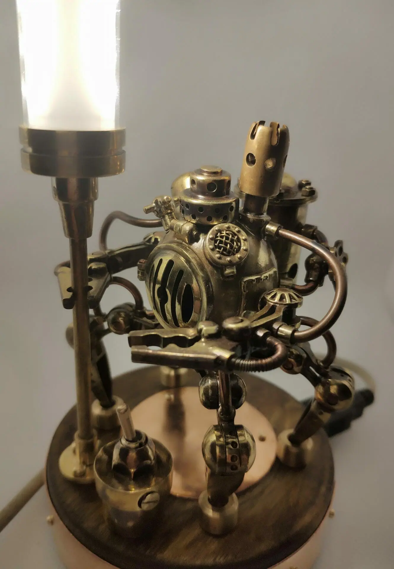 Night Guardian steampunk nightlight