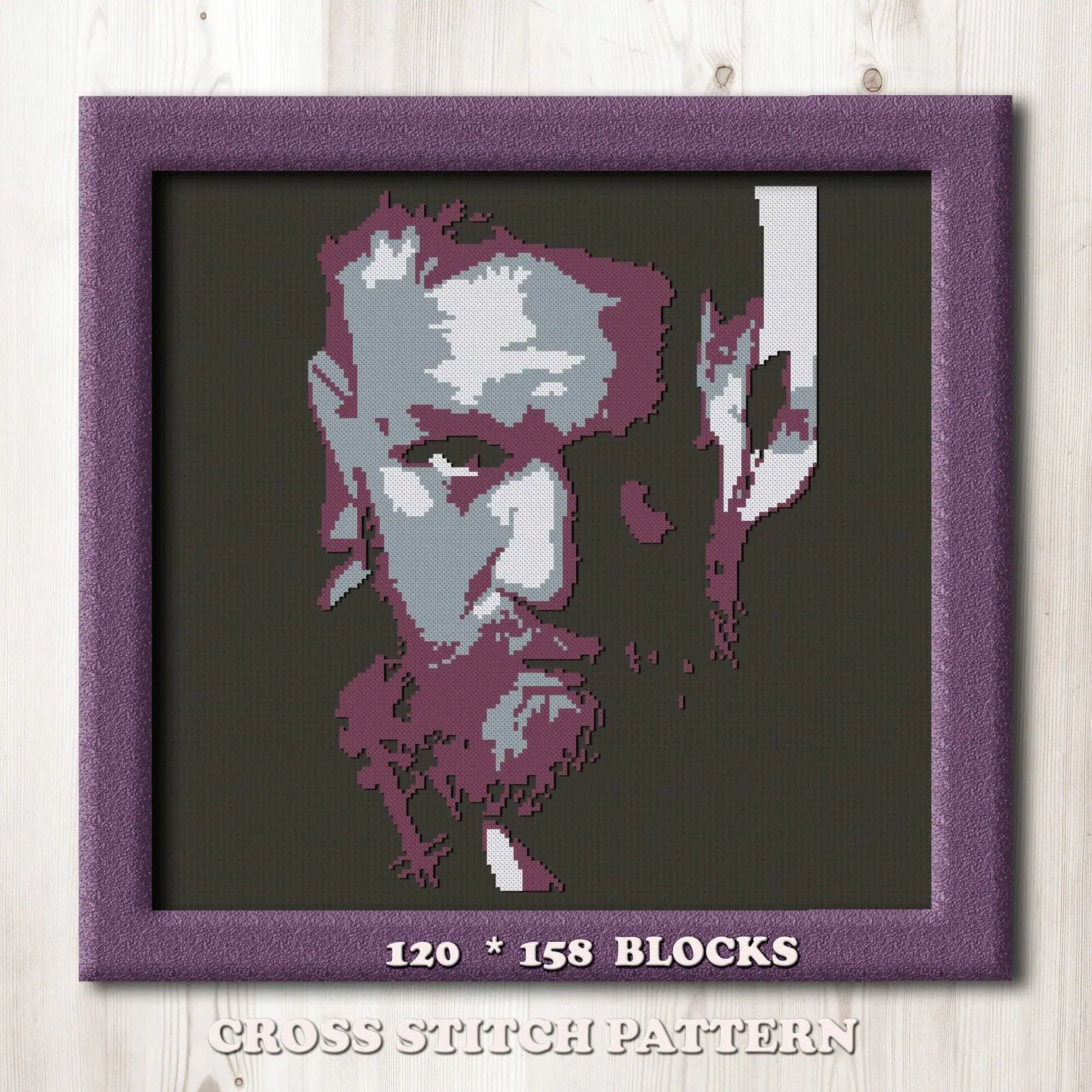 Conor McGregor cross stitch pattern 1 Conor McGregor cross stitch pattern