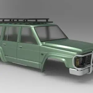 Handmade Marketplace 623 3D Printed Nissan Patrol Y60 body – 313mm wheelbase Axial, TRX4, RC4WD, RedCat, RGT