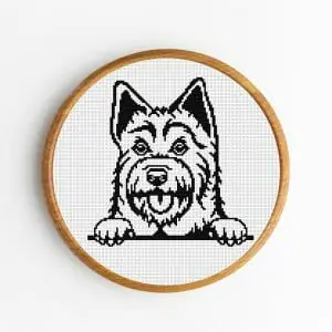 Handmade Marketplace 618 Pet-Portrait-Australian-Terrier-Cross-Stitch-Pattern-PDF-1