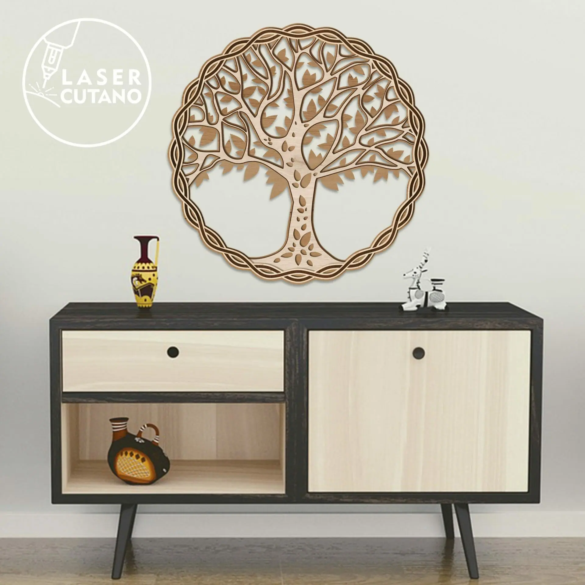 TREE of LIFE Multilayer layout files, Wall Decor 2 TREE of LIFE Multilayer layout files, Wall Decor - Image 2