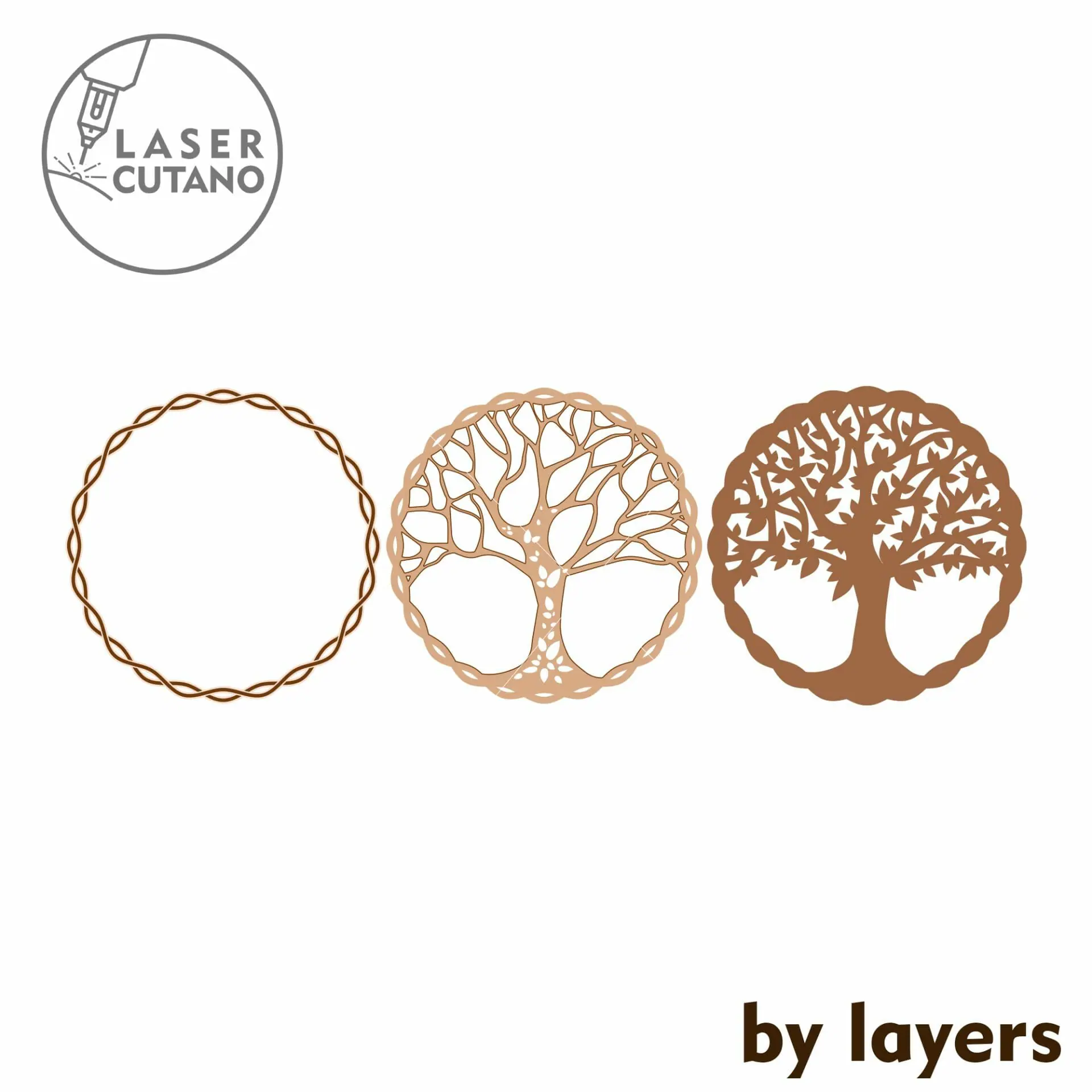 TREE of LIFE Multilayer layout files, Wall Decor 7 TREE of LIFE Multilayer layout files, Wall Decor - Image 7