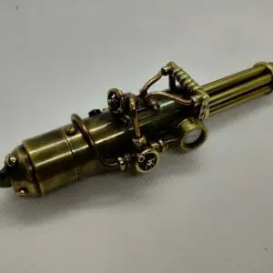 Gatling Gun motorized steampunk USB flashdrive