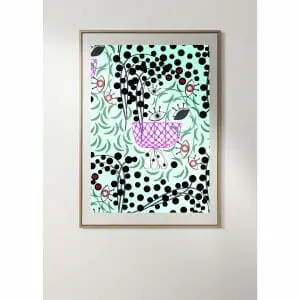 Artprint Pink vases Illustration JPG 300 dpi RGB