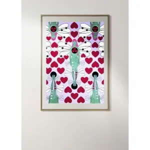 Artprint JPG 300 dpi RGB, Digital Illustration size A4 = 21x30 cm = 11,7x8,3 in, Instant Download file for printable - Letter.
