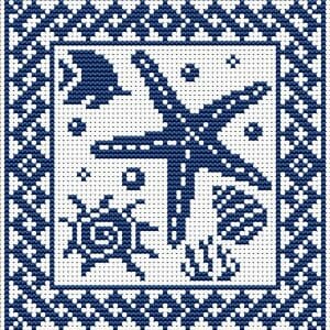 Starfish blue