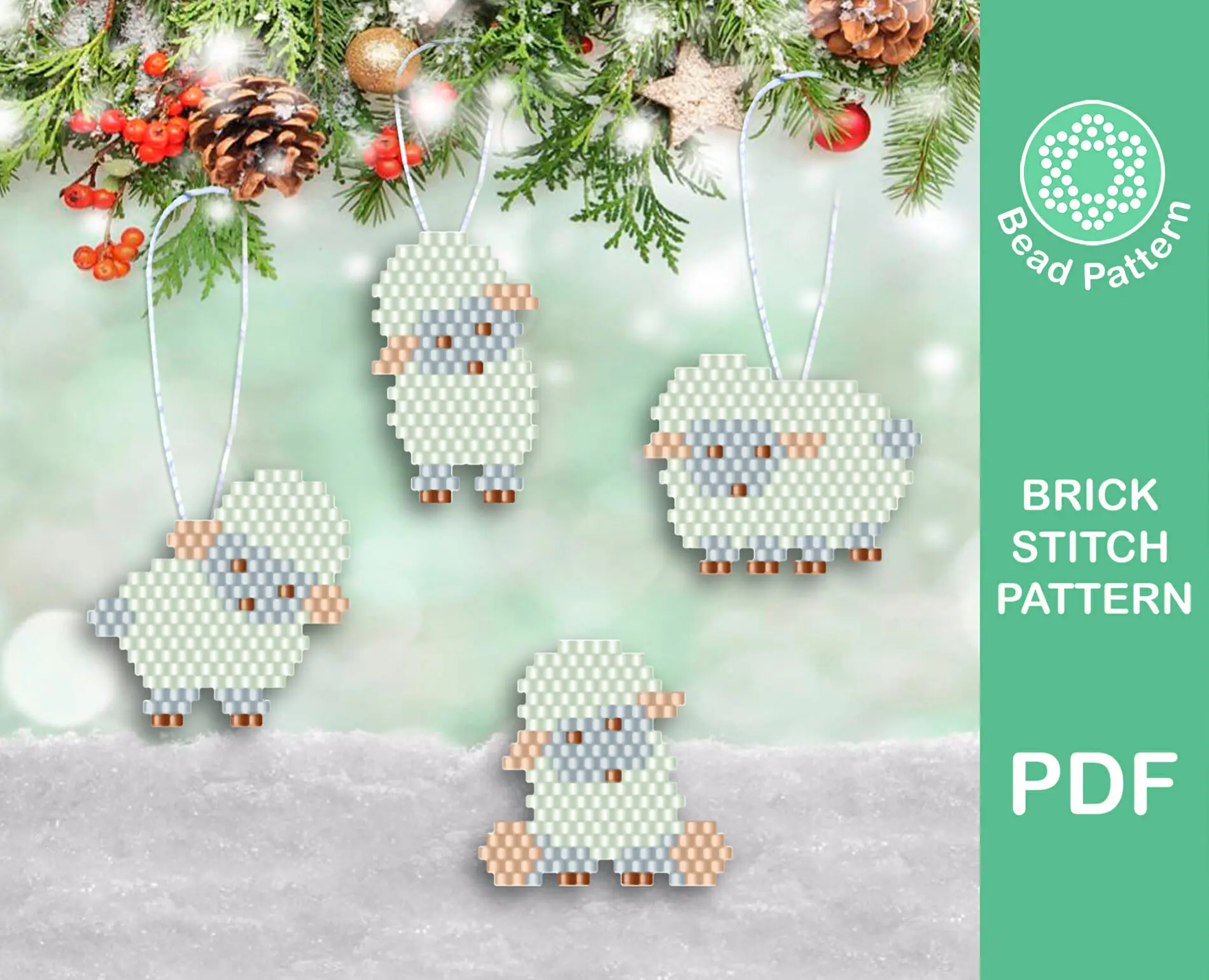 Xmas bead pattern