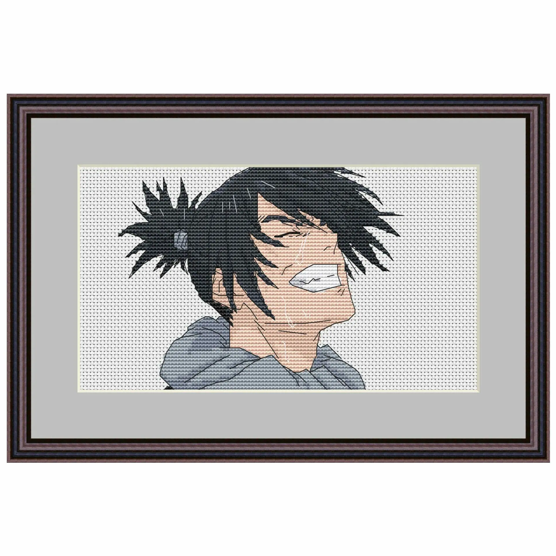 Anime Cross Stitch Pattern Menacing Kanji Cross Stitch PDF 