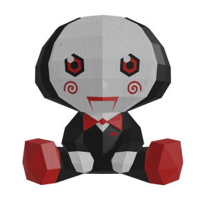 DIY Billy The Puppet (Saw) 3D Papercraft PDF DXF SVG