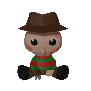 DIY Freddy Krueger 3D Papercraft PDF DXF SVG
