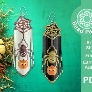 Spider Fringe earrings pattern