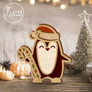 PENGUINS CHRISTMAS Set Multilayer layout files