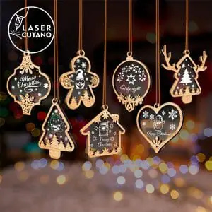 CHRISTMAS ORNAMENTS Multilayer File, Home Decor