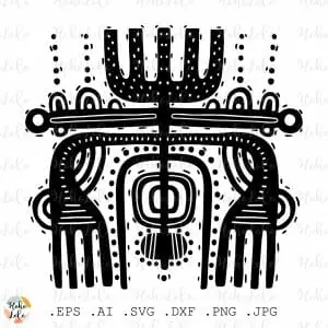 Decorative Pattern Design Svg Cricut Silhouette Printable Png
