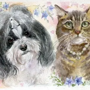 Sweet Fur Family Set Of 2 And 4 Pet Portraits