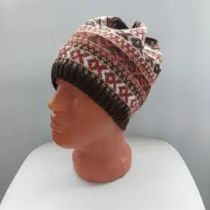 Knitted wool cap