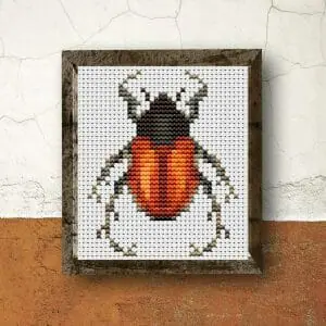 Scarab on plaster