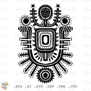 Decorative Pattern Design Svg Cricut Silhouette Png