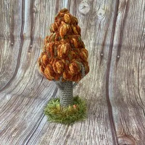 knitted tree ,forest knitted, knitted toys, farm animals