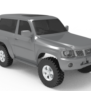 3D Printed PATROL Y61 3 DOOR body – 275mm wheelbase