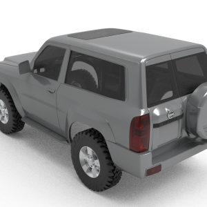 3D Printed PATROL Y61 3 DOOR body – 275mm wheelbase