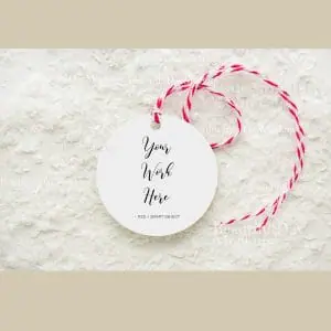 Handmade Marketplace 604 Mockup tag,mockup Christmas tag, Holiday tag, Christmas gift tag