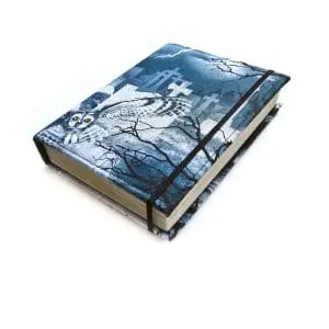Handmade Halloween notebook with illustrations A6 180 sheets