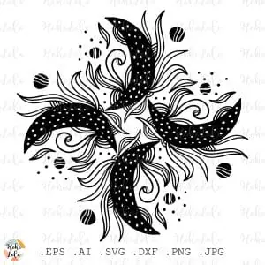 Boho Pattern Cricut Svg Clipart Png Printable