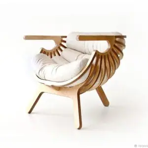 Successful Cnc Router Files 10 Shell-Chair Cnc Files Dxf