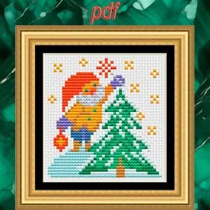 Cross stitch pattern The Christmas Gnome