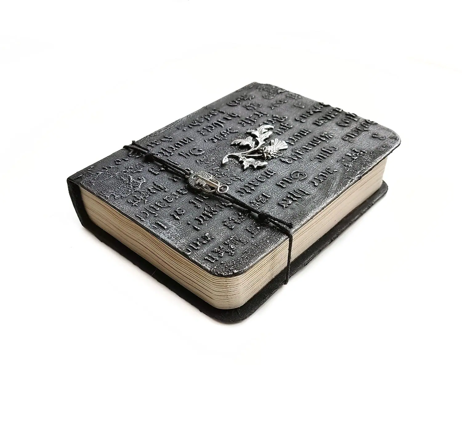 Notebook / Journal, Unique 200 Page Book with 3D Silver Dragon