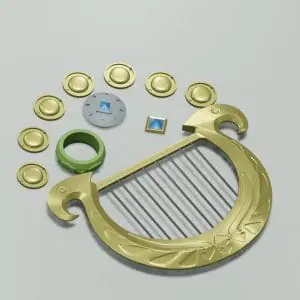 Zelda Breath of the Wild set of accessories [3D PRINT]