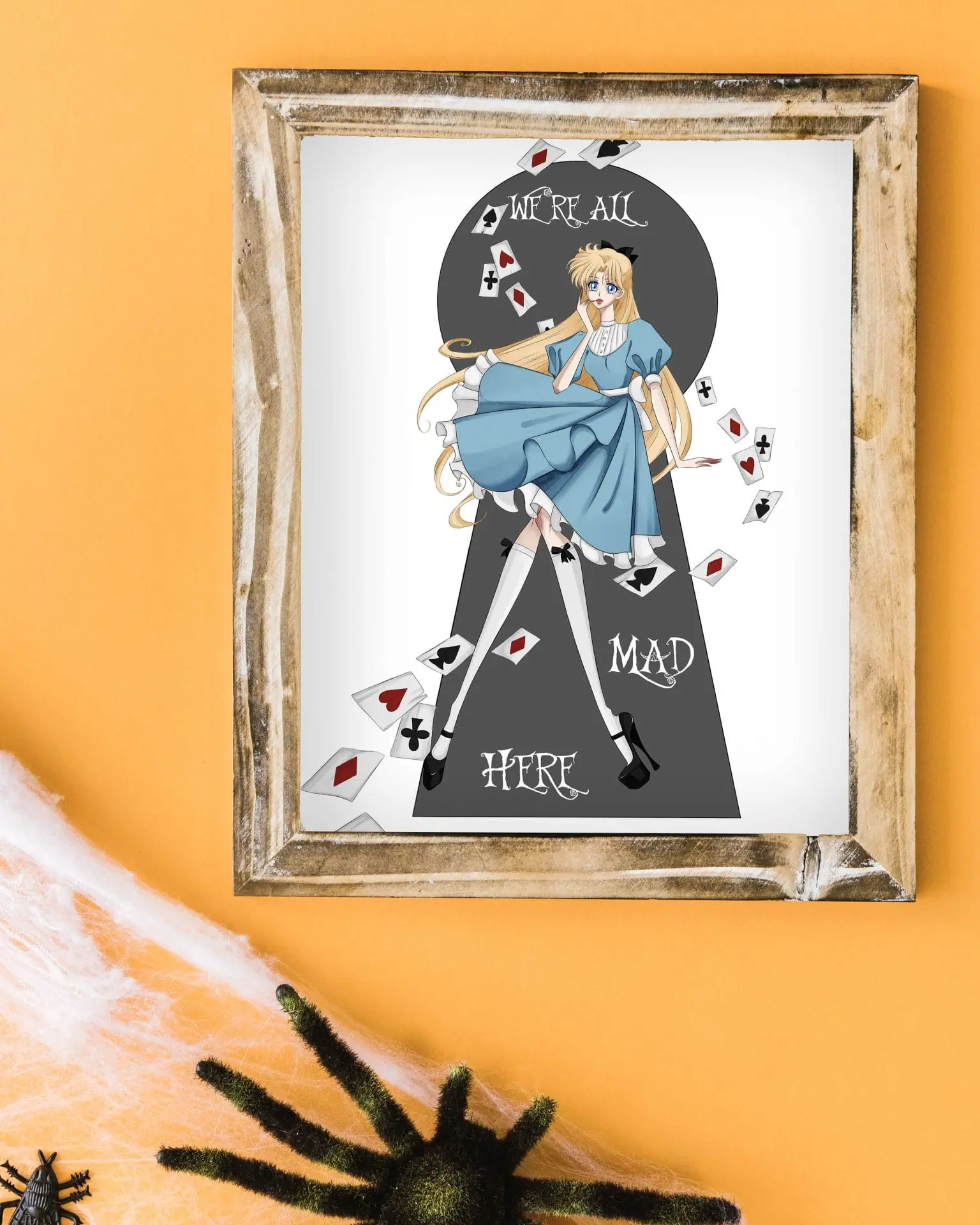 DIGITAL DOWNLOAD Alice (Printable Fashion Illustration)