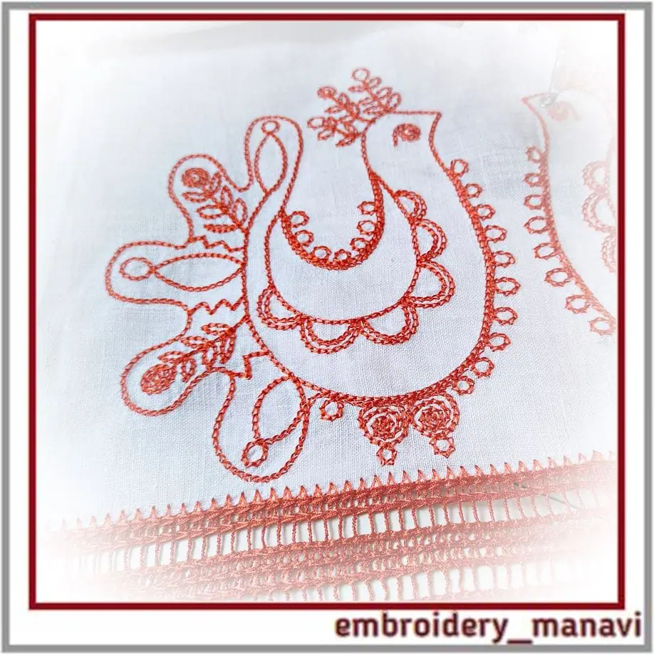 Cock Easter in tambourine stitch Embroidery design 5 Cock Easter in tambourine stitch Embroidery design - Image 5