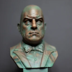 8 inch Aleister Crowley bust art