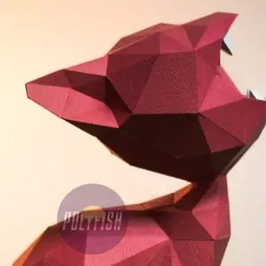DIY March Cat template Papercraft PDF
