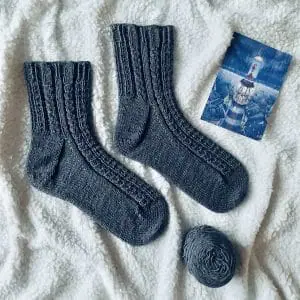 Cassiopeia socks knitting pattern (PDF ENG)