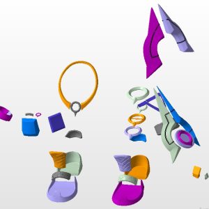 Heartsteel Ezreal cosplay set of accessories fanmade[3D PRINT FILES]
