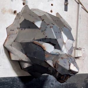 Welding Project Plans Drawings Wolf Head (DXF, PDF)