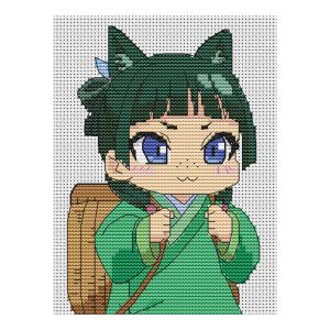 Anime cross stitch pattern Nagai Ajin PDF Saga Digital Instant Download