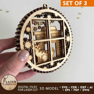 Christmas Ornaments, Multilayer Home Decor
