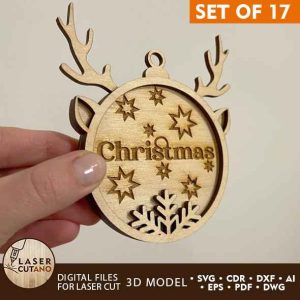 CHRISTMAS ORNAMENTS, Christmas Tree Decorative Toy